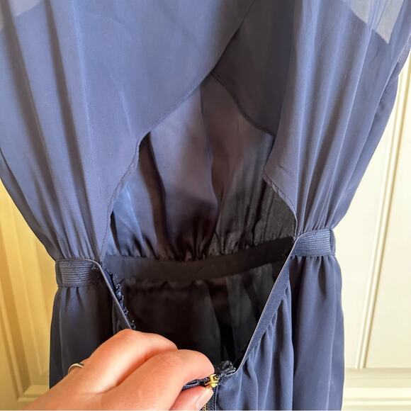 Warehouse women’s pencil dress uk size 10 navy‎ - Picture 6 of 9